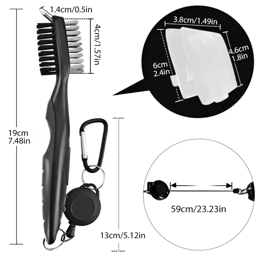 ProGroove Golf Club Cleaning Brush