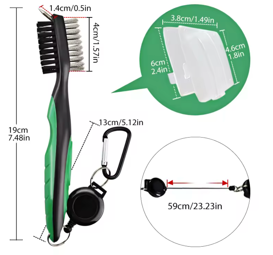 ProGroove Golf Club Cleaning Brush