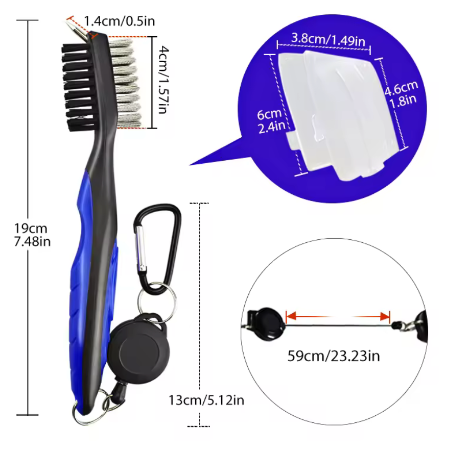 ProGroove Golf Club Cleaning Brush