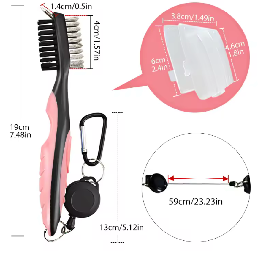 ProGroove Golf Club Cleaning Brush