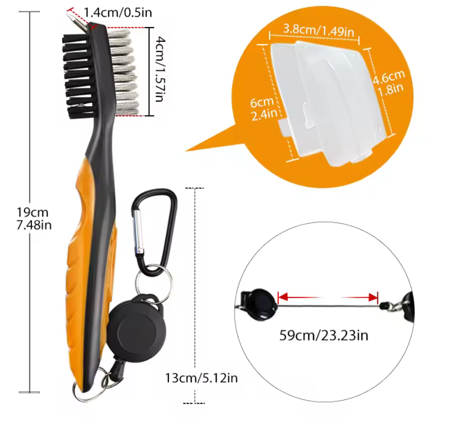 ProGroove Golf Club Cleaning Brush